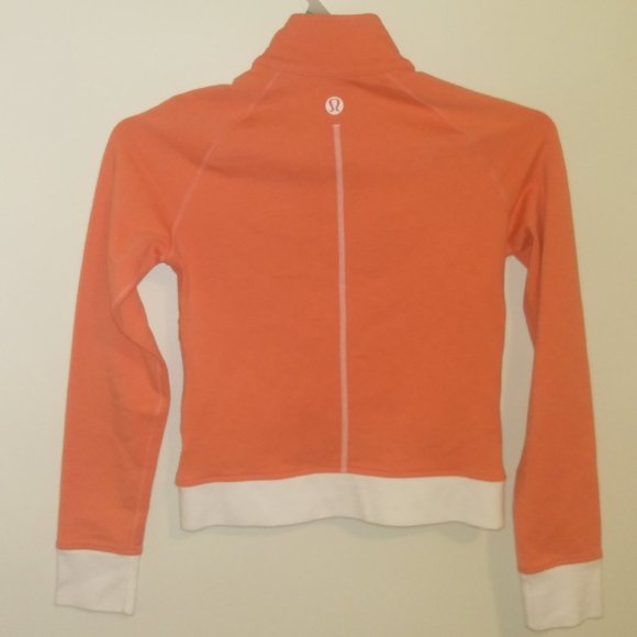 Lululemon Athletica Orange and White Jacket 6 - Picture 11 of 12